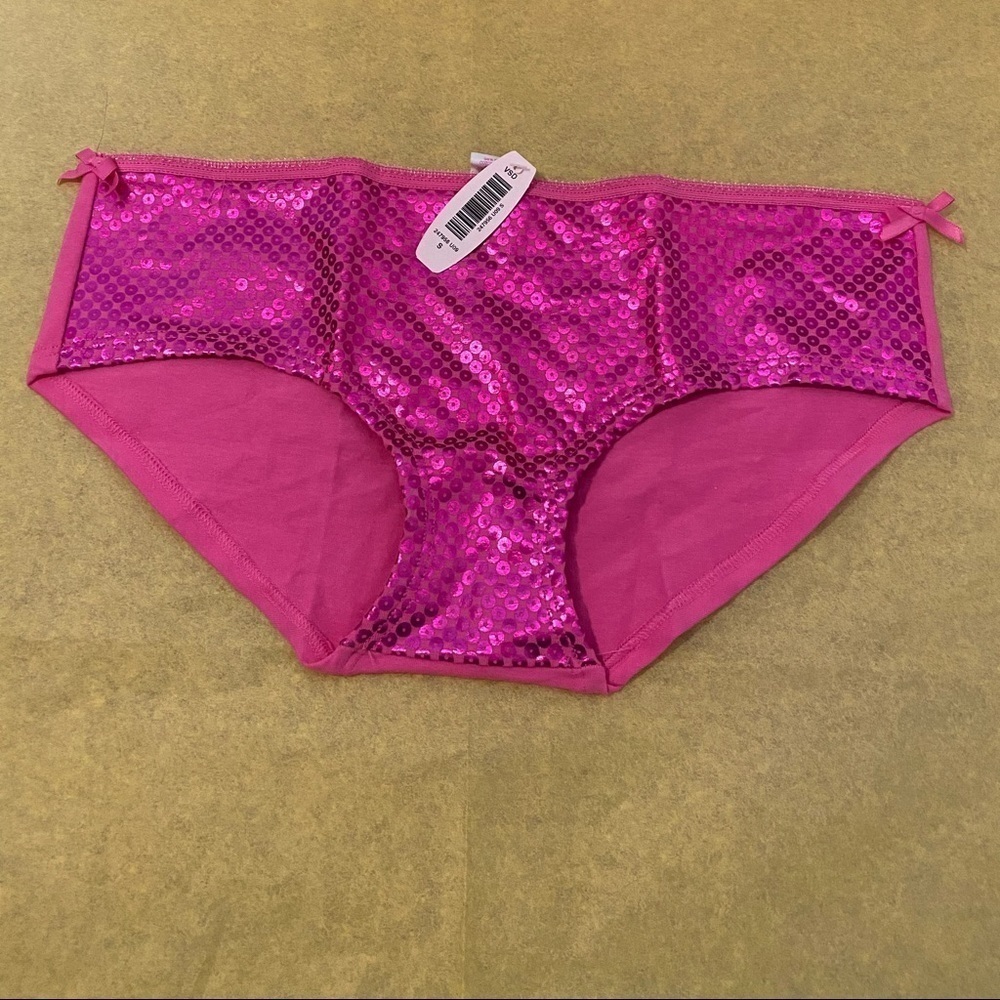 NWT Victoria’s Secret Pink sequin print hipster